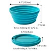 Ecoart Ecoart Silicone Expandable Collapsible Bowl for Travel Camping Hiking,