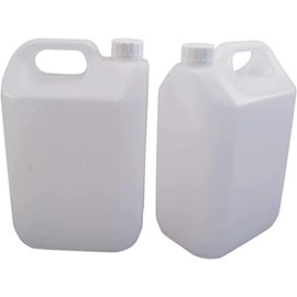 UK GROW 5L Natural HDPE water bottle with tamper proof lid perfect for water storage chemicals products container jerry can (1)