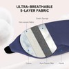 Mavogel Mavogel Cotton Sleep Mask - 100% Handmade, Light Blocking
