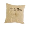 jojofuny Bridal Shower Ring Pillow Double Heart Mr Mrs Wedding