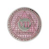 7 Year Sobriety Coin | Legacy AA Chip | Thick