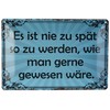 Schatzmix Tin-Plate Sign, Sheet metal, Multicoloured, 20x30 cm