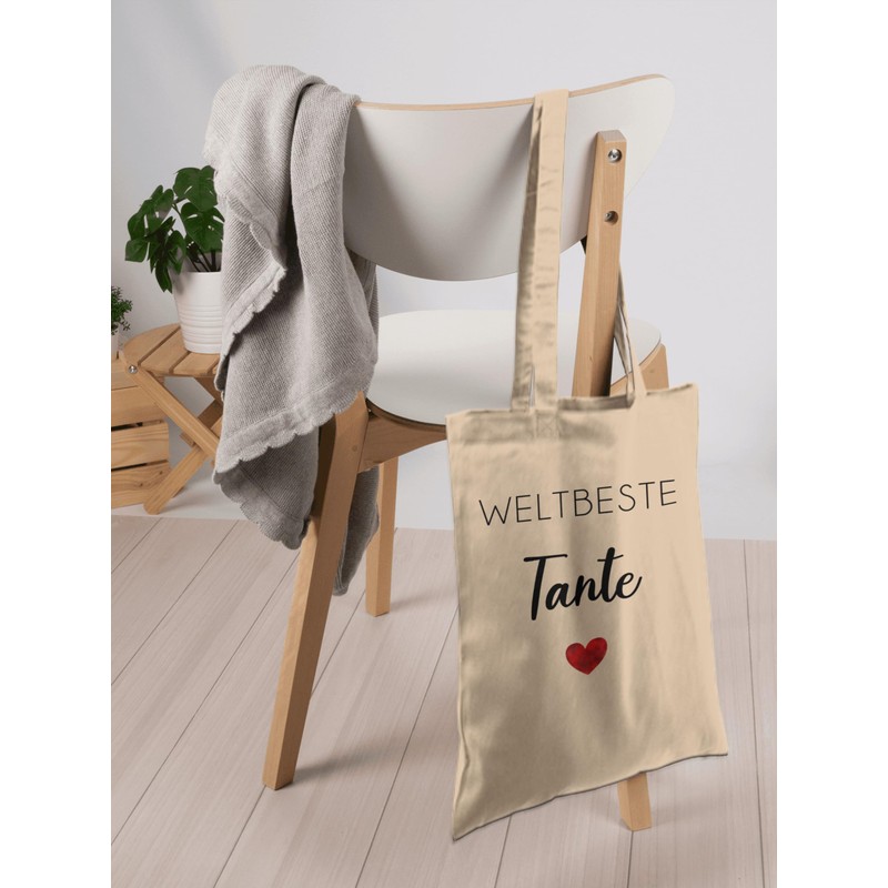 Shirtracer - Cotton Bag - Bags - Weltbeste Tante |
