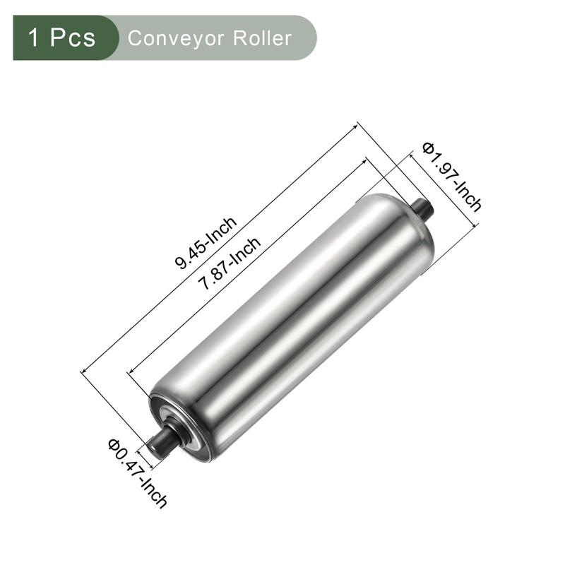 YOKIVE Stainless Steel Conveyor Roller | Smooth Movement, Ideal for