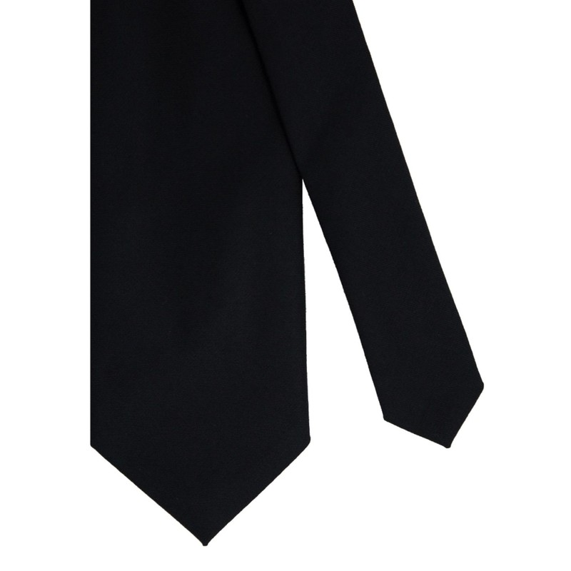 Mannergram European Solid Black Functional Fabric