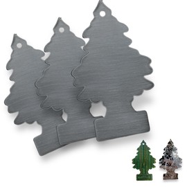 LiME LiNE Aluminum Tree Freshener Art Panel for Custom Painting and Engraving (3Pack)