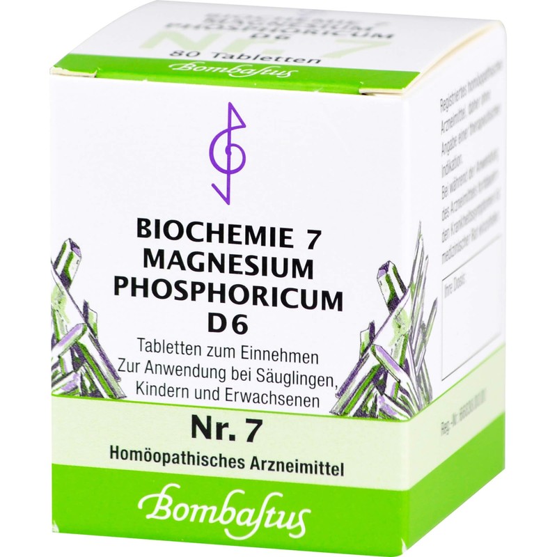 Biochemie 7 Magnesium Phosphoricum D 6 Tablets Pack of 80