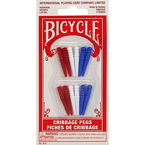 Bicycle Plastic Cribbage Pegs
