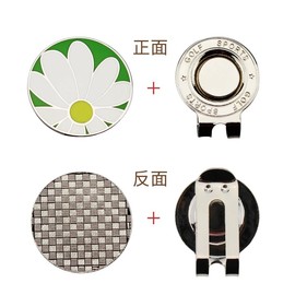 Toolzia Golf Ball Marker with Magnetic Hat Clip Set 1.18 Inch Ball Markers for Golfers