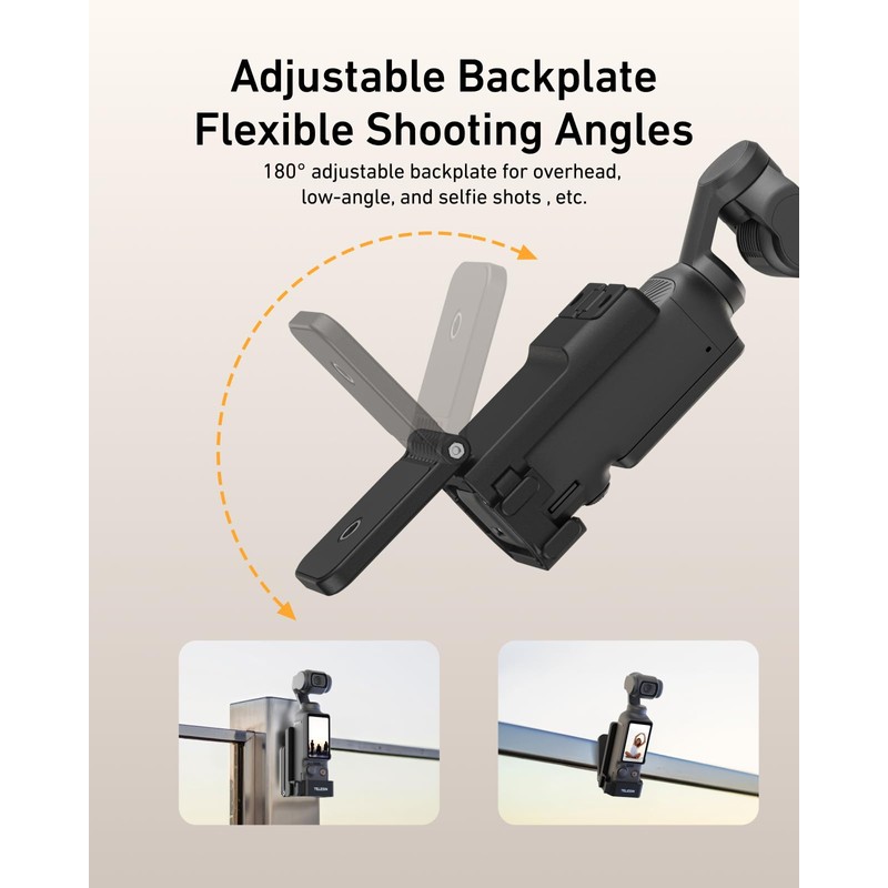 TELESIN Pocket 3 Extension Adapter Magnetic Mount Base Magnetic Mount