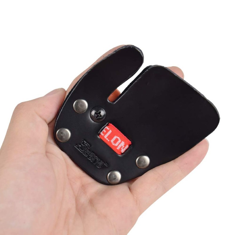 YLA Archery Finger Tabs Shooting Finger Guard Leather Protective Gears