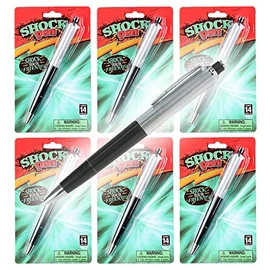 The Dreidel Company Hilarious Shocking Pen Prank Toy, Shock Your Friends, Great for Pranks (6-Pack)
