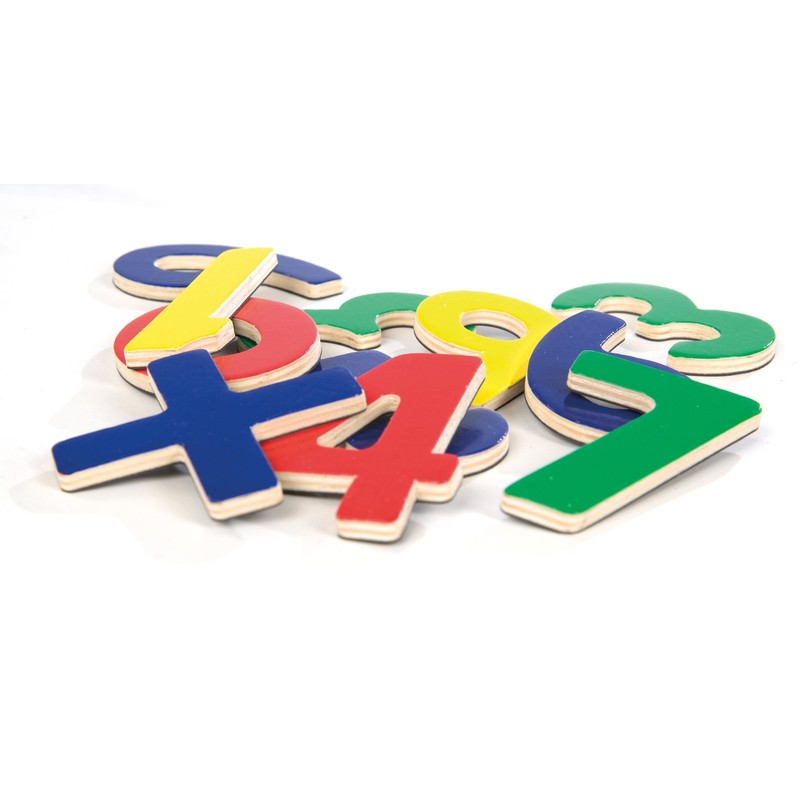 roba Numeri Magnetici, 35 Pezzi, Giocattolo Scolastico per Bambini, Multicolore