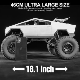 1:8 Huge Climbing Car Remote Control Truck RC Pickup Model Car Motorcycle Powerful 4x4 Vehicle for All Various Terrains Great Christmas and New Year Gift for Kids Automobile