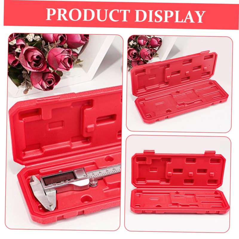 NOLITOY Vernier Calipers Packing Box Durable Plastic Storage Case for