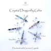 Crystalize Home Crystal Dragonfly Blue Navy