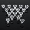 16PCS 25mm Diamond Shape Acrylic Knobs Furniture Drawer Cabinet Cupboard