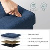 SONGMICS 43 Inches Folding Storage Ottoman Bench, Storage Chest, Foot