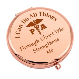 Physician Assistant Gift PA Graduation Gifts Appreciation Presents Compact Mirror for PA Nurse Medical Student Doctor Assistant Presents for Women Folding Makeup Mirror Easter Birthday