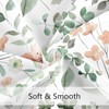 Extra Wide Floral Shower Curtain 108 x 72 for Claw