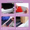 GZRUICA Rear Bumper Protector Strip Clear Back Bumper Protector Guard