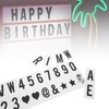 104 Black Thin Letters Number Symbols for Your A3 /A4/A5