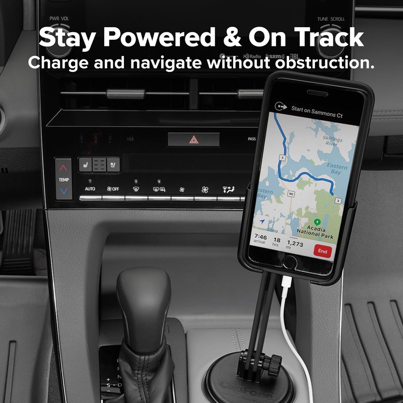 WeatherTech CupFone with Extension – Adjustable, Universal Cup Holder Cell