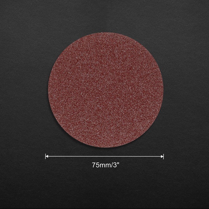 LEONTOOL Sanding Discs 3 Inch 80 Grit Hook and Loop