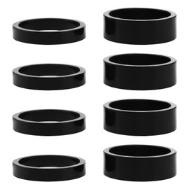 EMSea 8 Pieces Head Stem Spacer Replacement Head Tube Spacer Aluminum Alloy Headset Washer Bicycle Accessories Compatible with 25.4mm Front Shaft Fork