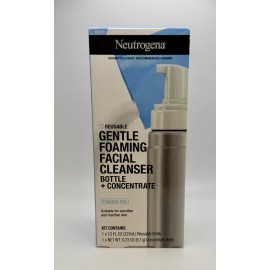 Neutrogena Reusable Gentle Foaming Facial Cleanser Starter Kit Fragrance-Free