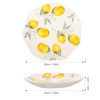 Uonlytech Platos para Servir Comida Platos De Limon Platos De