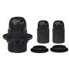 TWDRTDD® Candelabra e12 base Bakelite threaded keyless light lamp socket