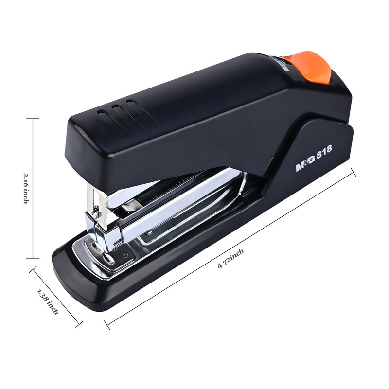 M&G Effortless Stapler with 1000 Staples for Desk, 25 Sheets