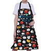 CMNIM Cartoon Mouse Aprons Mouse Cooking Aprons with Pockets Colorful
