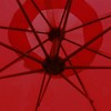 Sunnyglade 10Ft Outdoor Adjustable Offset Cantilever Hanging Patio Umbrella (Red)