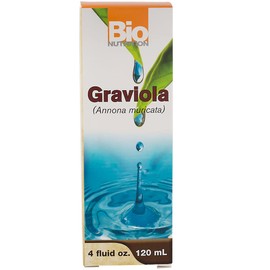 Bio Nutrition Graviola (Annona Muricata) Liquid 4 Fluid Ounces | 750 mg Soursop