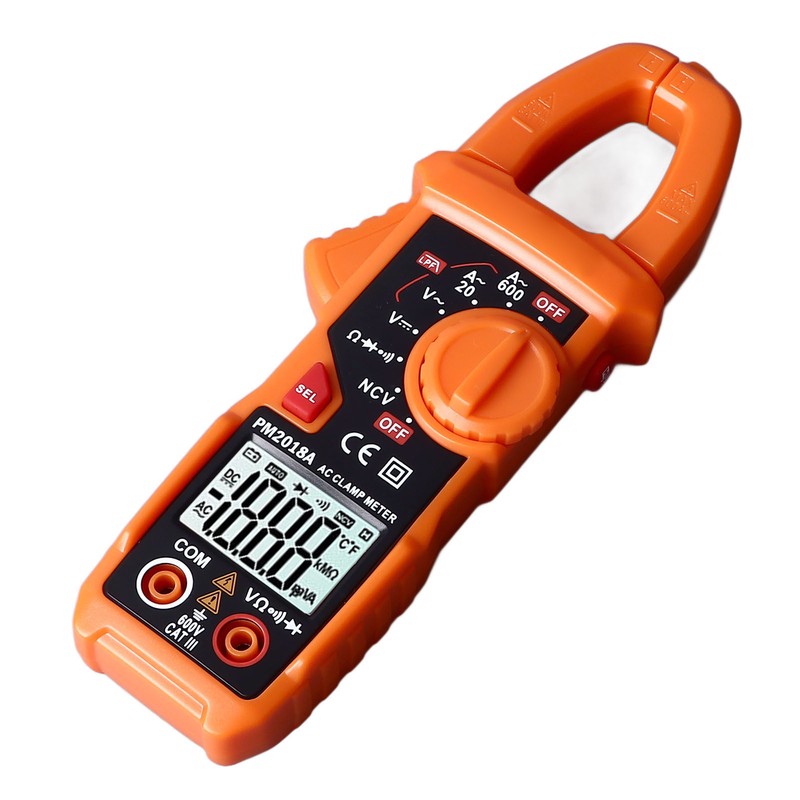 Clamp Multimeter High Accuracy Backlight Display Digital Clamp Amp Volt