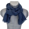 Ella Jonte Mens Scarf Lightweight Soft Scarf Plain, darkblue