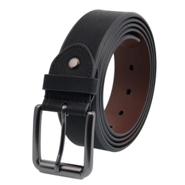 BelePala Men's Belts Black Big and Tall Belts for Men Dress Jeans 52 & 54 Inch