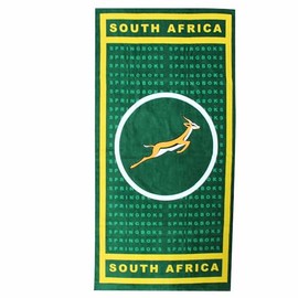 GIFTS 4 ALL New Giant South Africa Cotton Beach Towel, Springboks Rugby Fans Bath & Beach Towel, South Africa Rugby Towel
