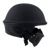 Milwaukee Helmets MPH9830DOT Rascal 3/4 Open Face Flat Black 2