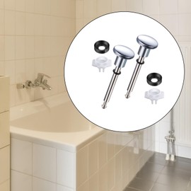 Baoblaze Bathtub Spout with Diverter Repair Kit Bathtub Faucet Repair Easy Installation Metal Standard Bathroom Shower Gates Universal, Silver