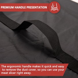 Meat Slicer Cover,Meat Slicer Protective,Oxford Cloth Large Commercial Electric Deli Slicer Machine,Compatible with KWS,and All food Commercial (9‘’-10“)