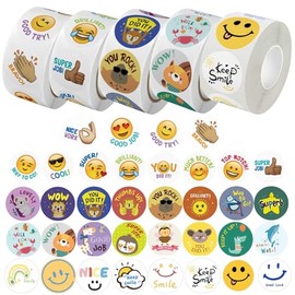 Reward Stickers Cute Animal Stickers Large Volume (B) ND-0182-R05-BSET