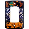 Single Decora Marigold Talavera Switch Plate