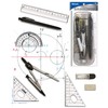 BAZIC 9 Pcs. Math Tool Sets, 24-Pack