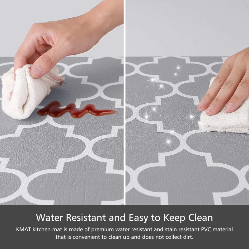Kmat Kitchen Mat [2 Pcs] Cushioned Anti-fatigue Kitchen Rug, Waterproo