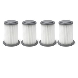 Fette Filter - CUAHF10 Vacuum Filters Compatible with Black + Decker POWERSERIES PRO 2in1 Cordless Vacuums HCUA525 Series. Compare to Part # CUAHF10 (4-Pack)