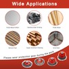 AUPREX 4 1/2" Angle Grinder Wire Wheel Set - 4