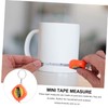 Operitacx 20 Pieces Mini Tape Measure Key Ring Portable Tape